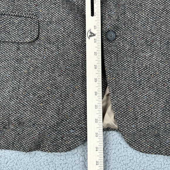 Alexander Lloyd Tweed Executive Blazer Men 48L Houndstooth Flecked Speckled Wool - Picture 7 of 16